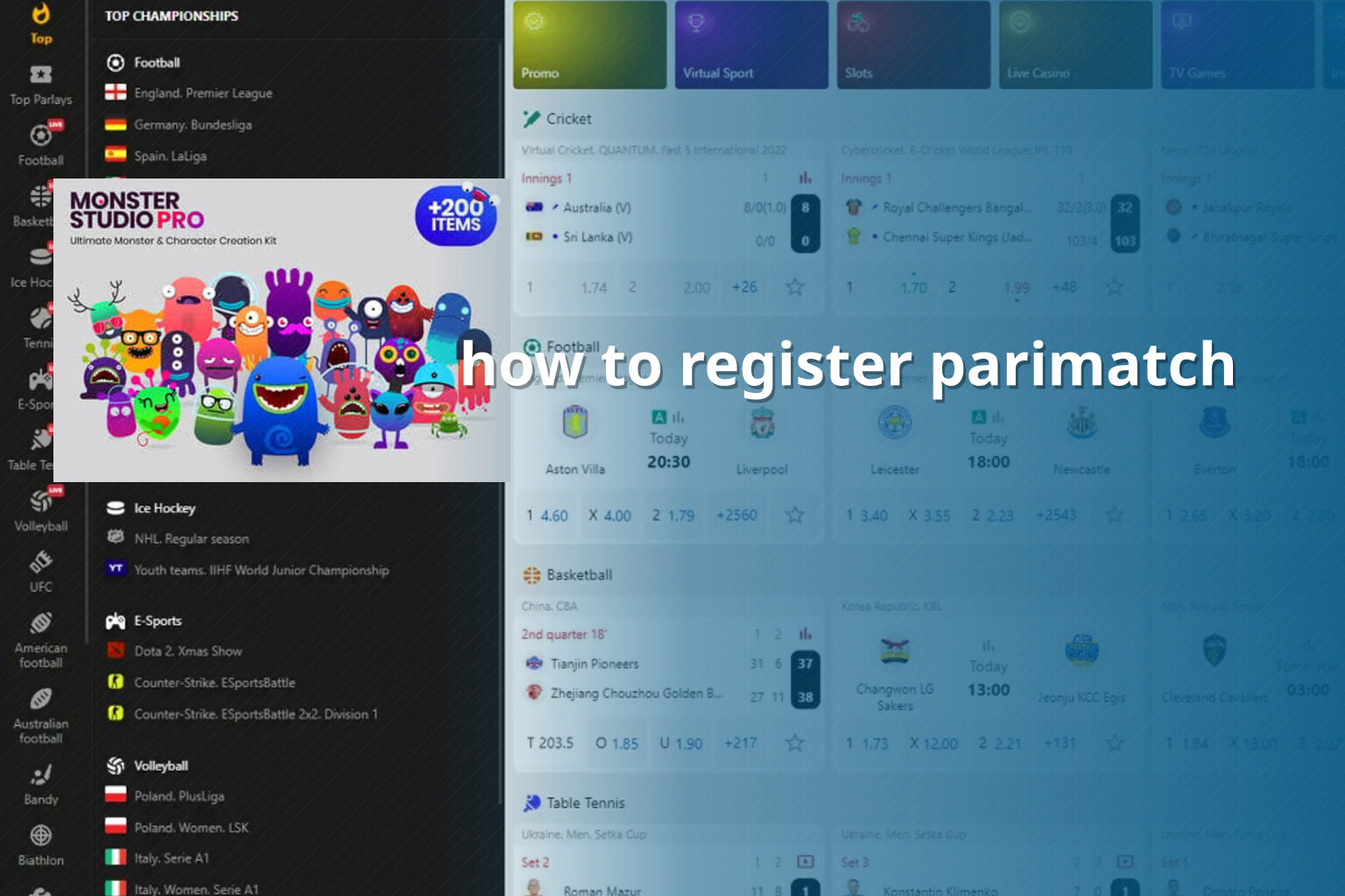 how to register parimatch - gaming_brand