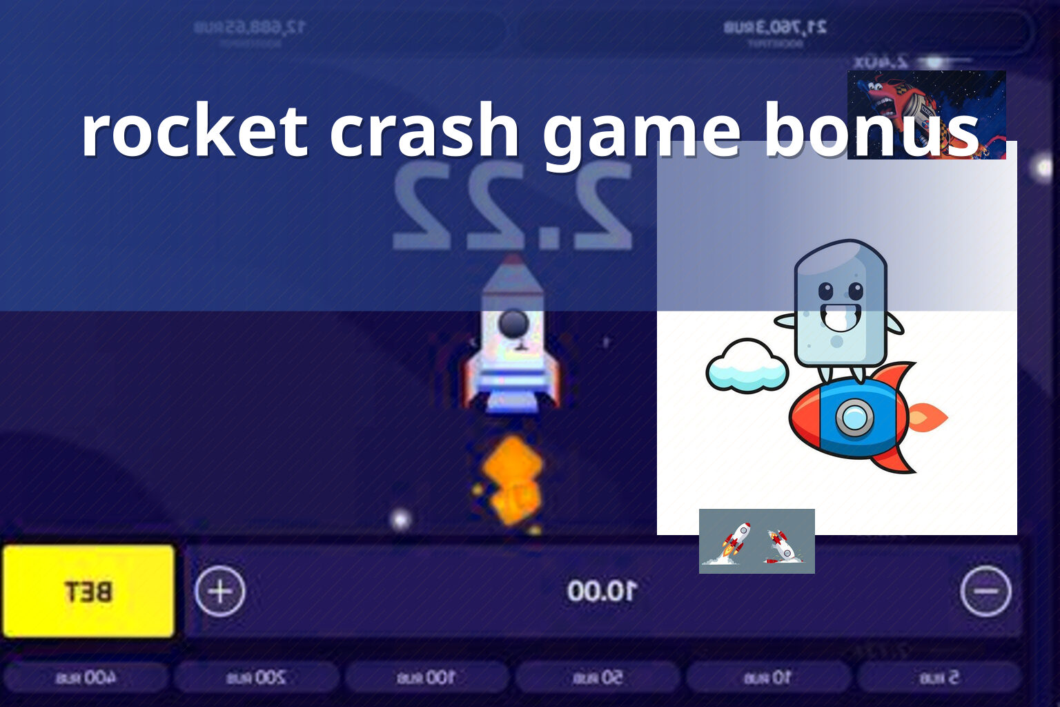 rocket crash game bonus - crash_games