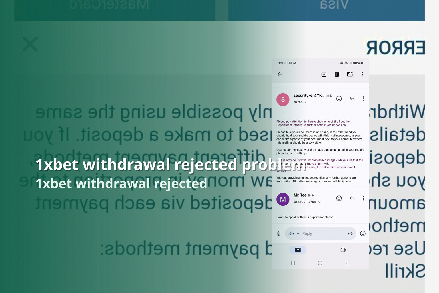 1xbet withdrawal rejected problem 1xbet withdrawal rejected