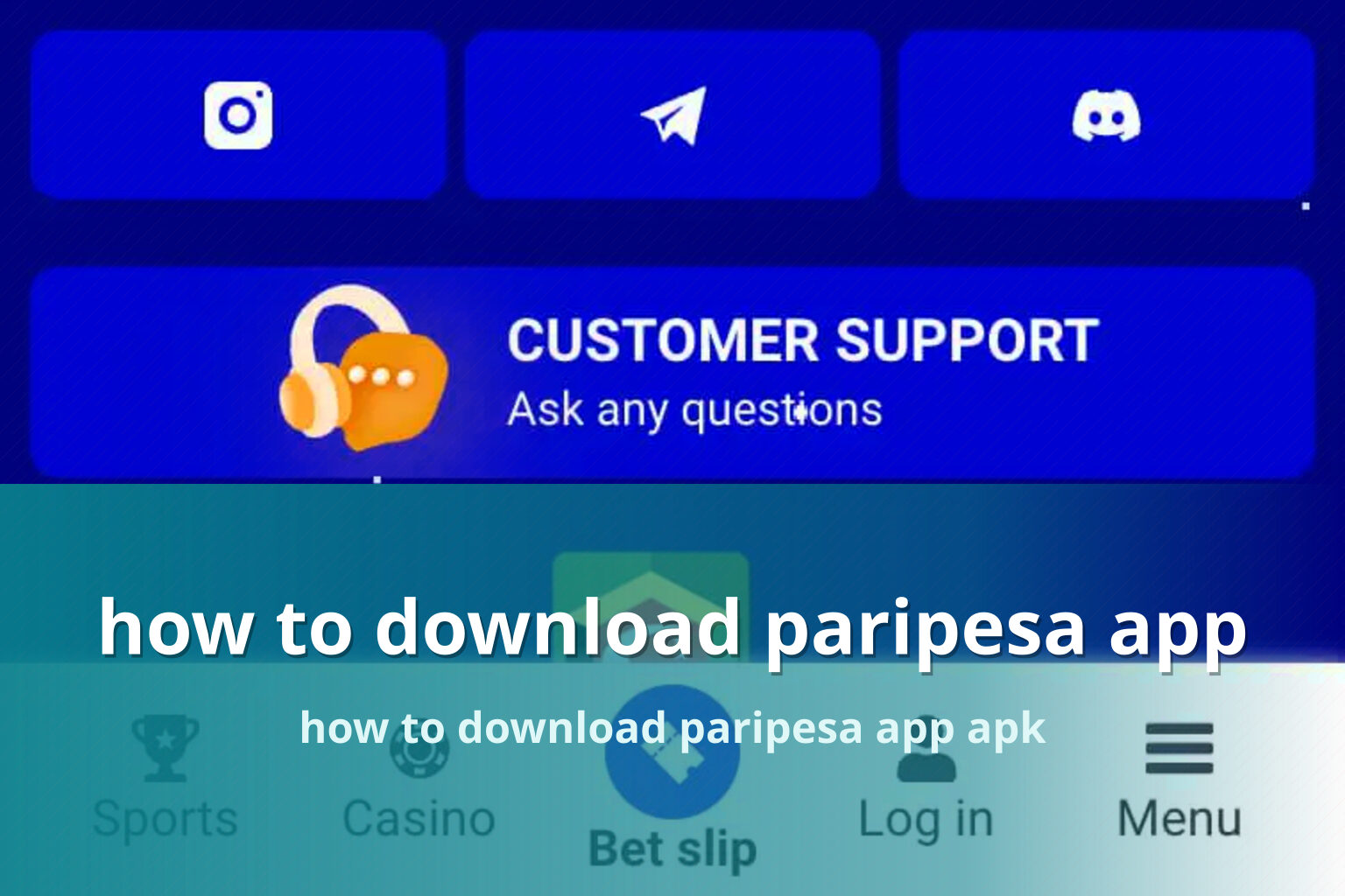 how to download paripesa app - gaming_brand