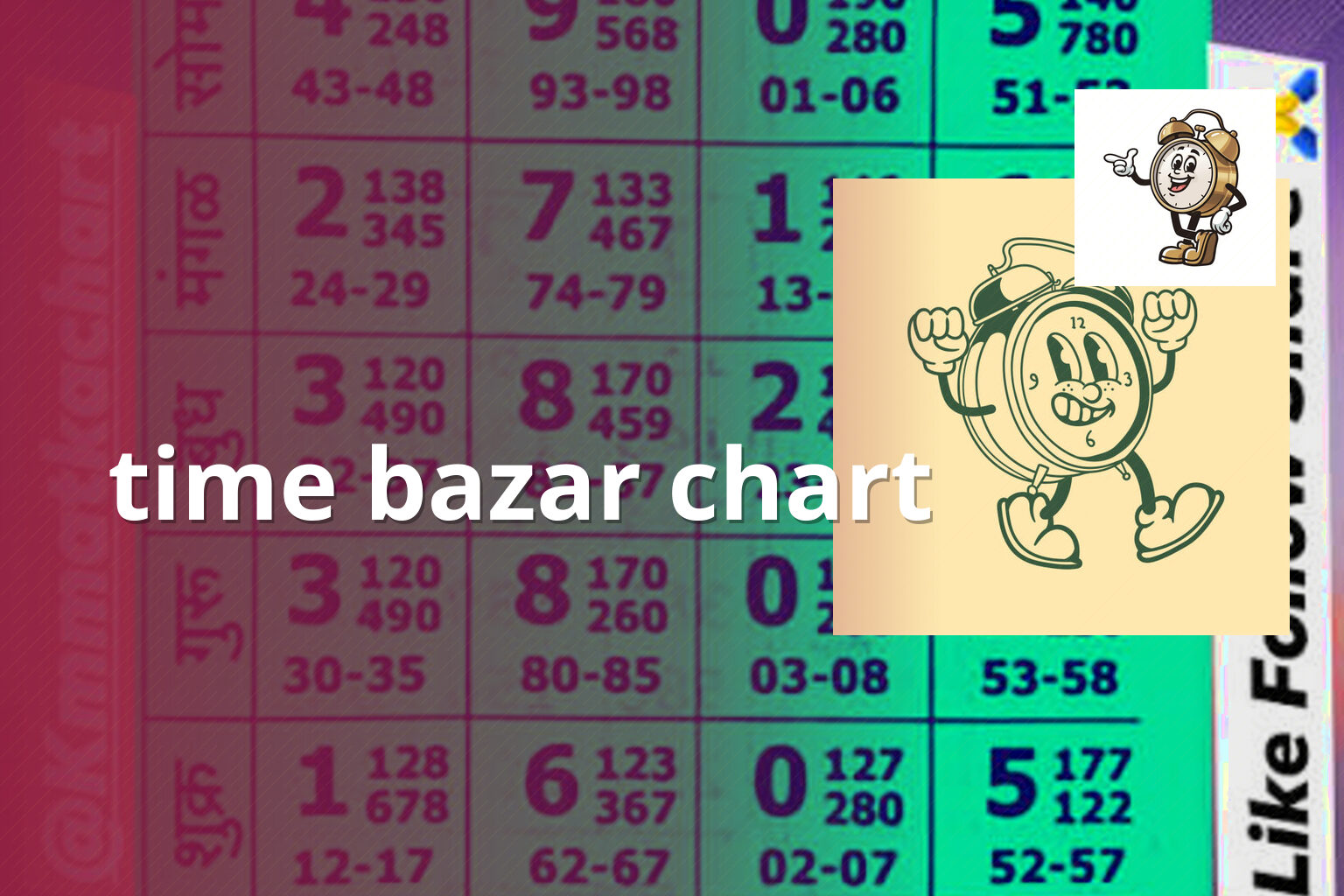 time bazar chart - matka_satta
