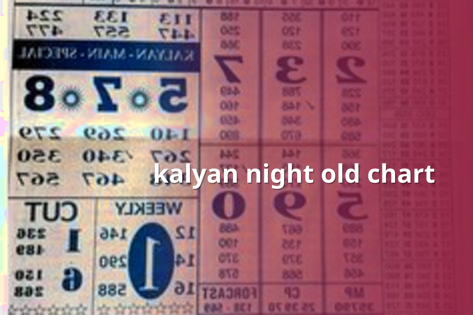kalyan night old chart - matka_satta