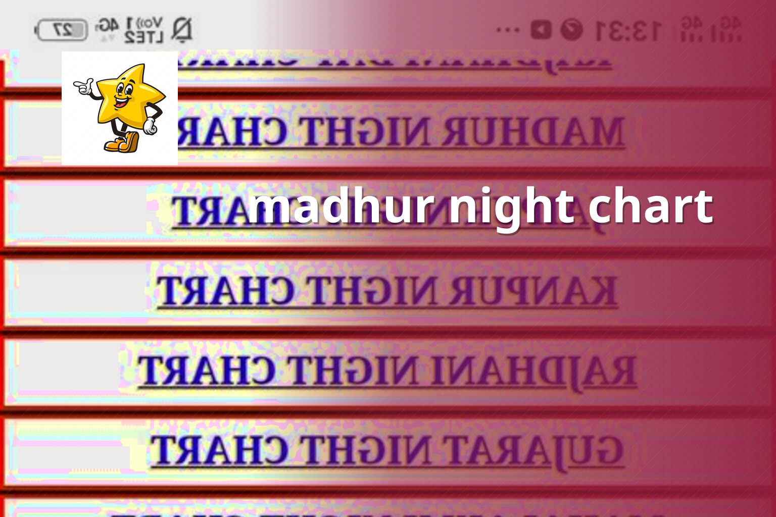 madhur night chart - slots