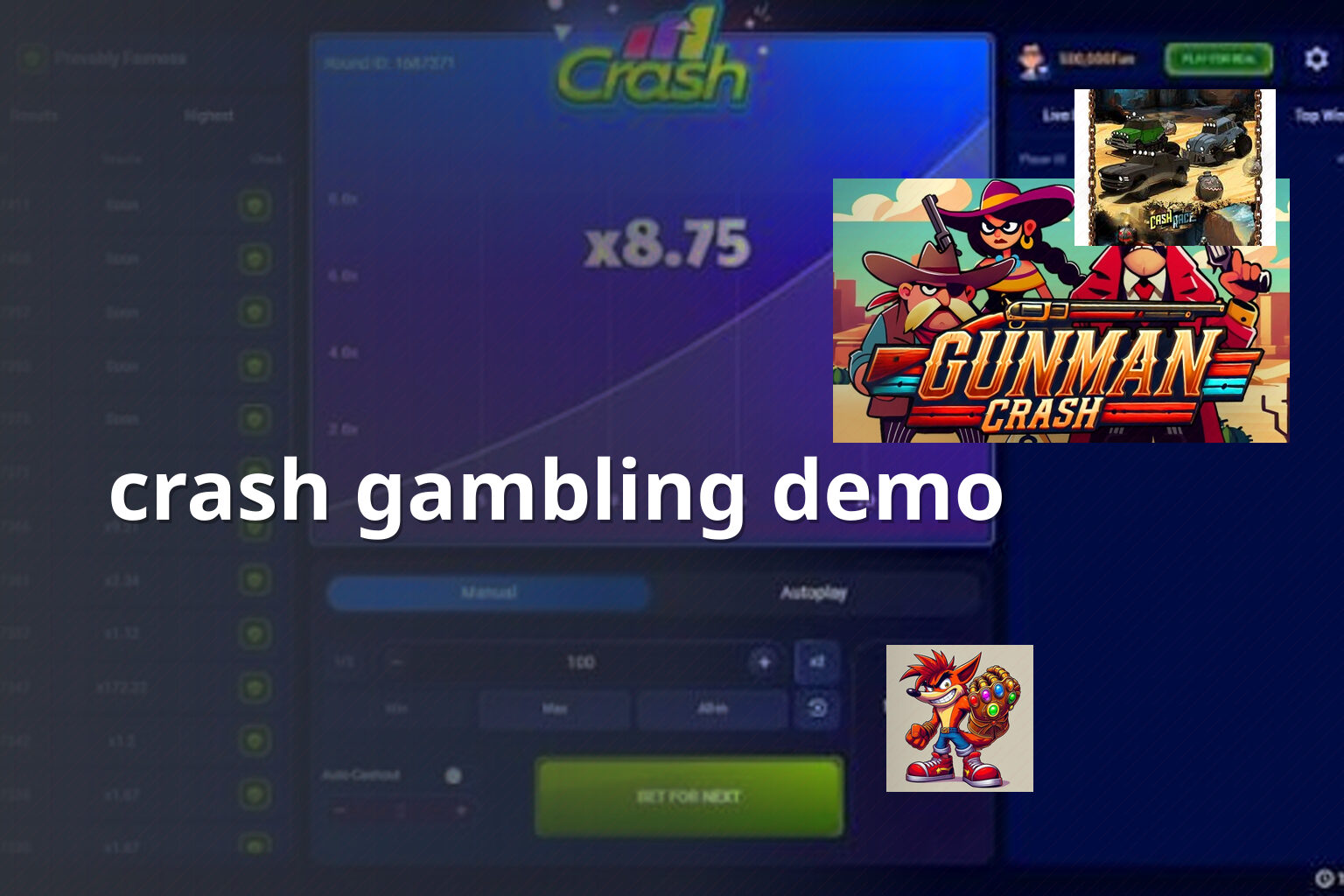 crash gambling demo - slots