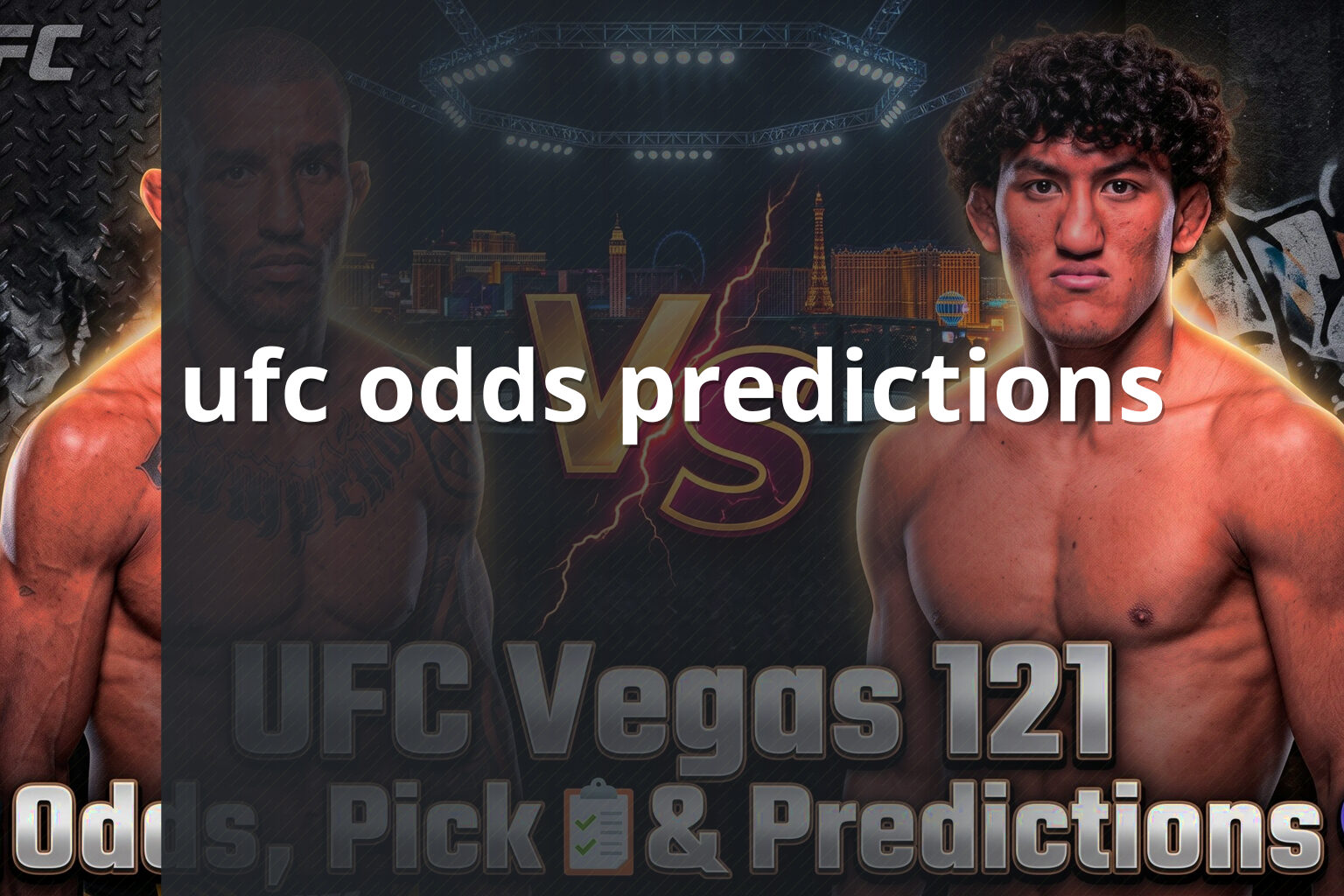 ufc odds predictions - sportsbook