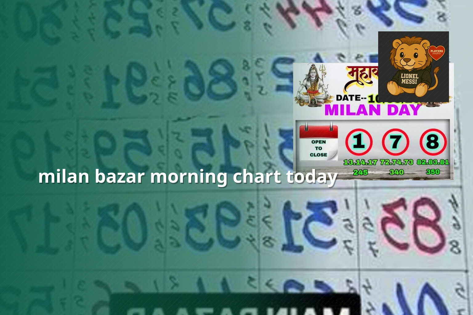 milan bazar morning chart today - matka_satta