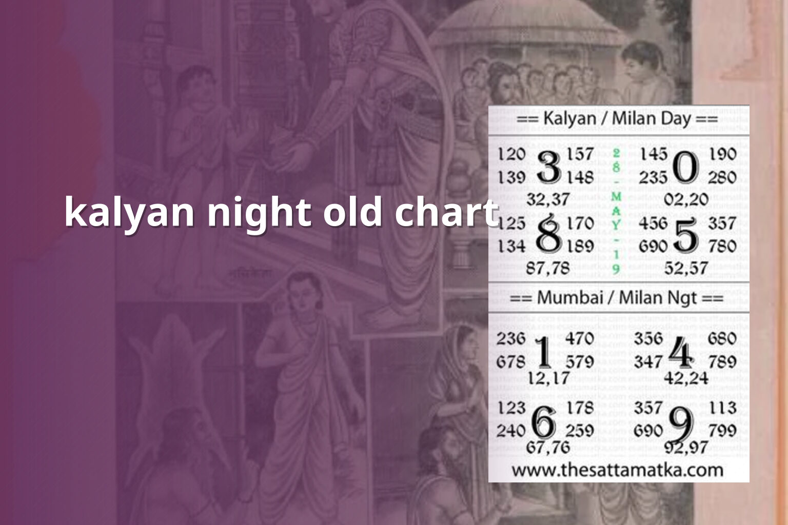 kalyan night old chart - matka_satta