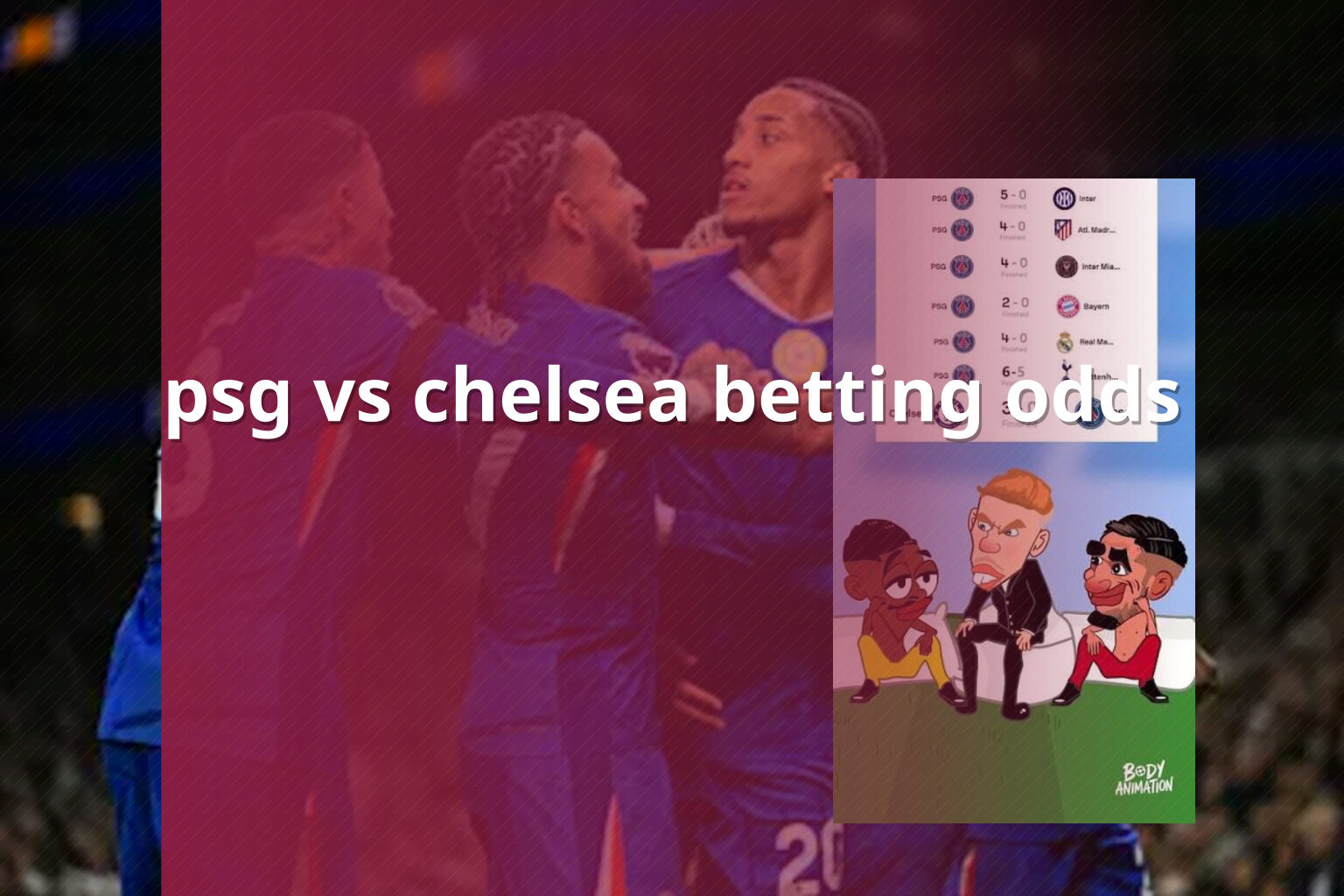 psg vs chelsea betting odds - online gaming