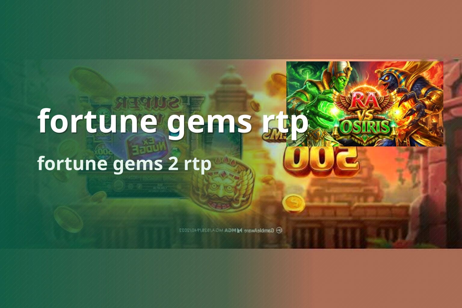 fortune gems rtp - slots