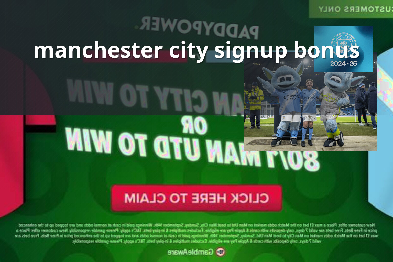 manchester city signup bonus - sportsbook