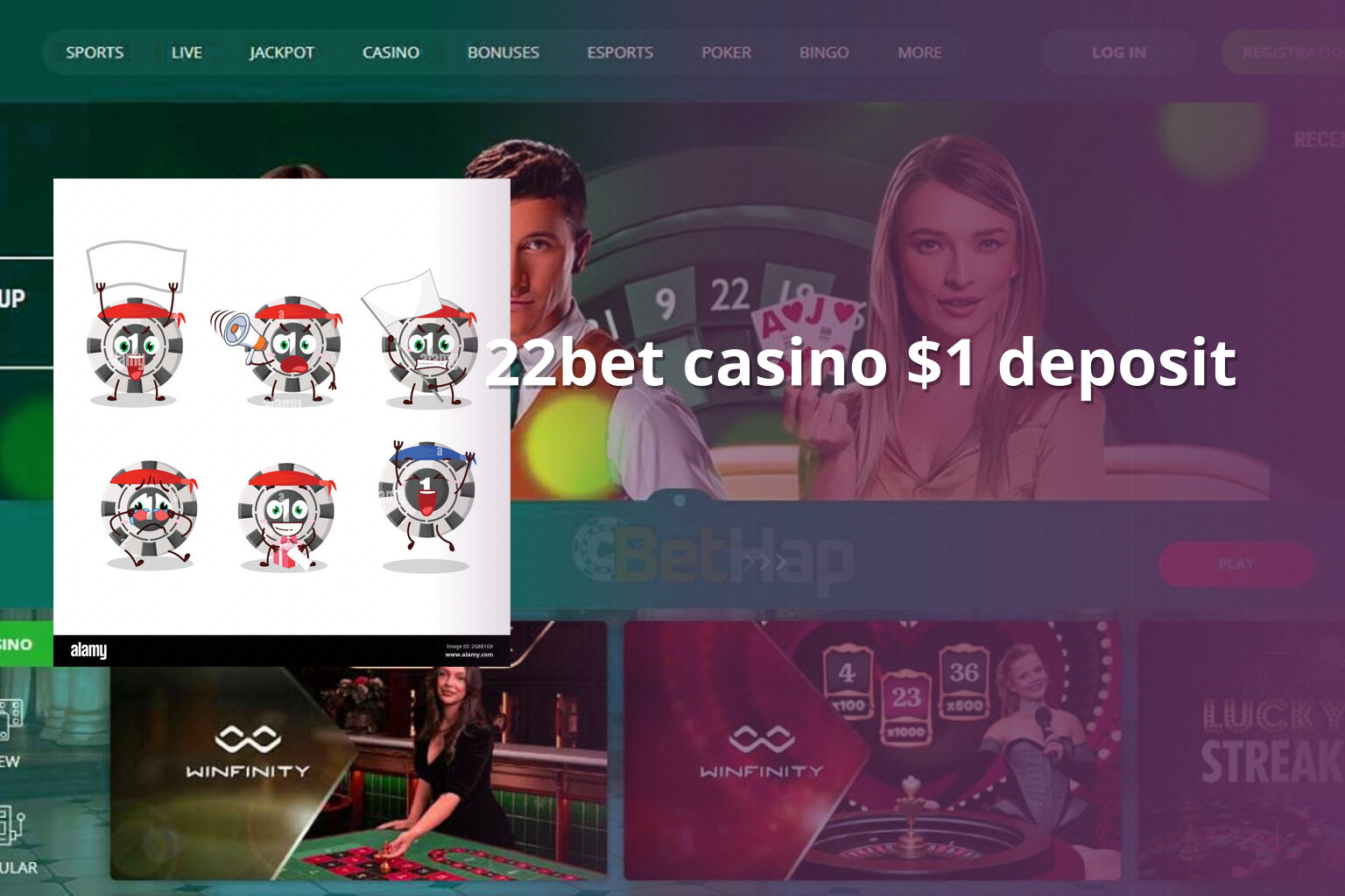22bet casino $1 deposit - gaming_brand