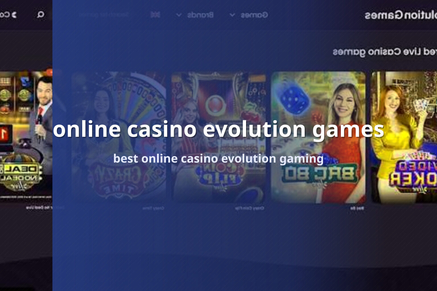 online casino evolution games - casino