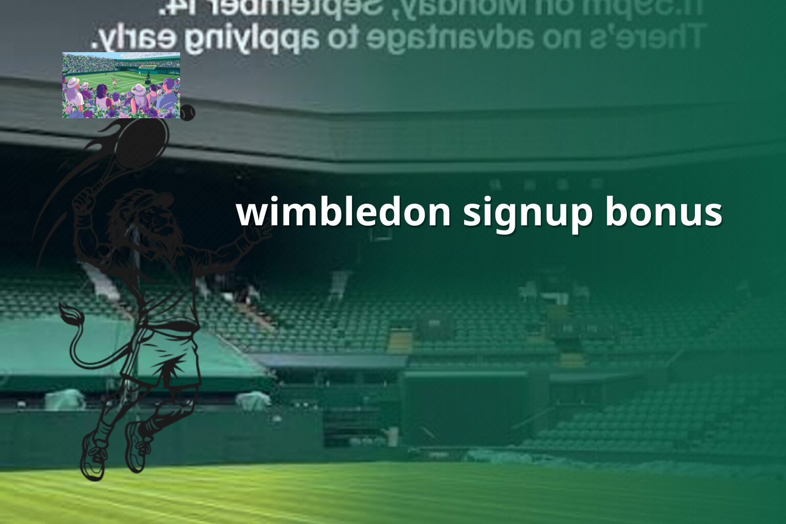 wimbledon signup bonus - sportsbook