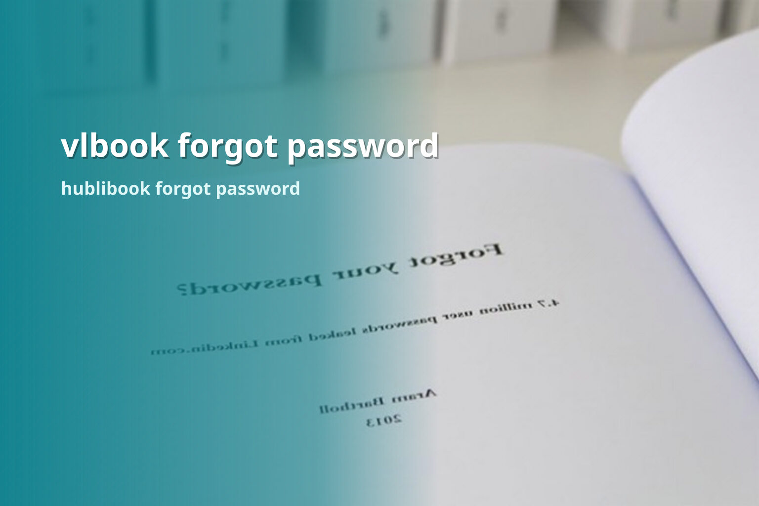 vlbook forgot password hublibook forgot password
