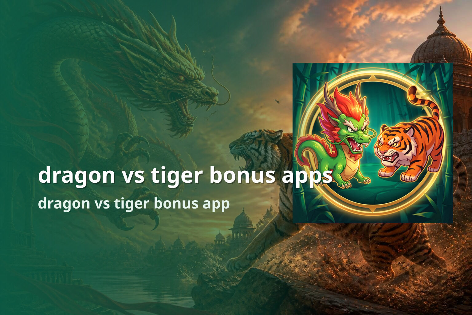 dragon vs tiger bonus apps - slots