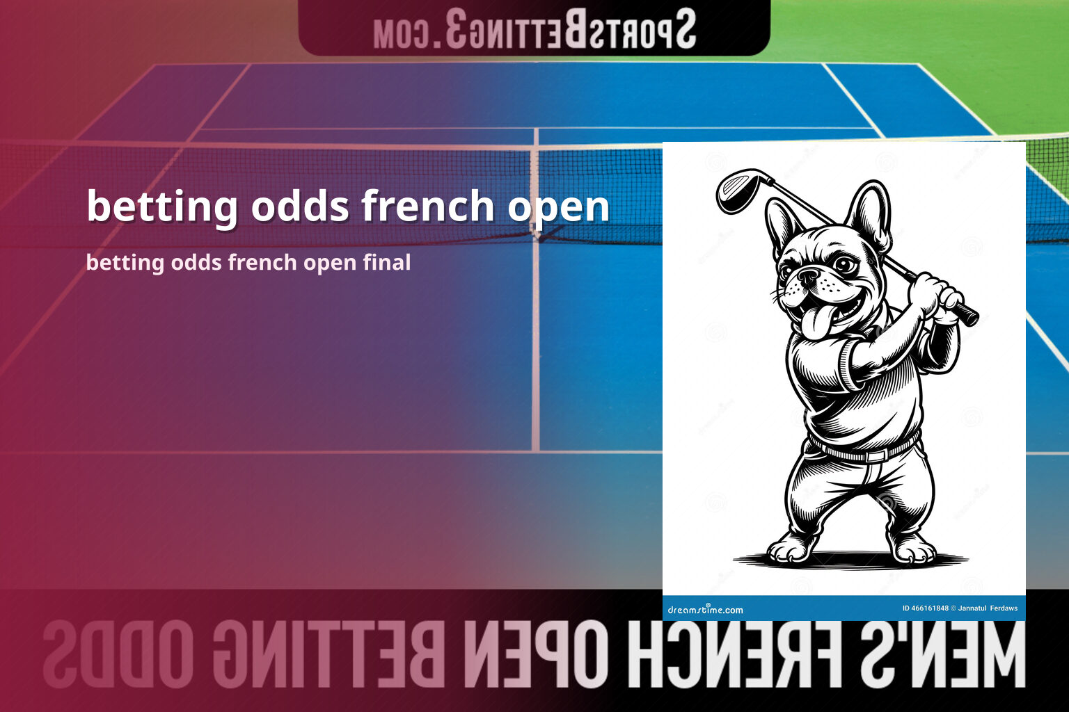 betting odds french open betting odds french open final