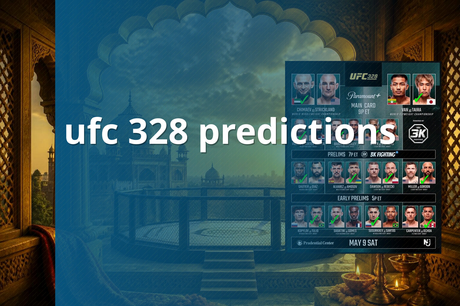 ufc 328 predictions - sportsbook