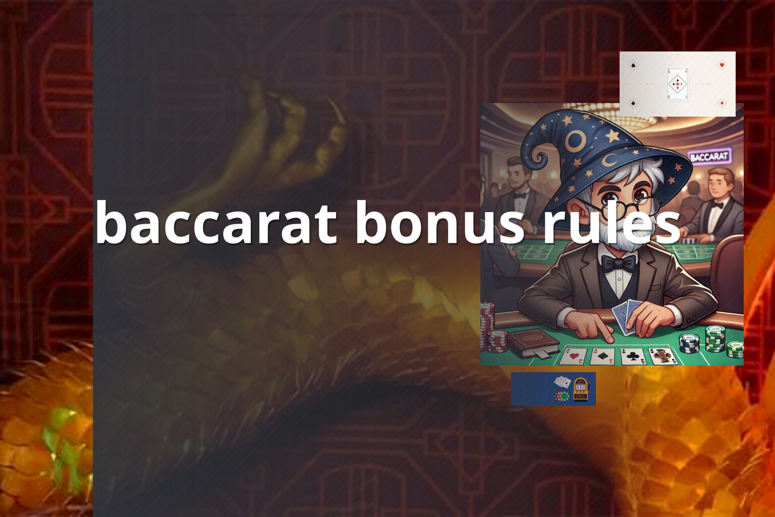 baccarat bonus rules - casino