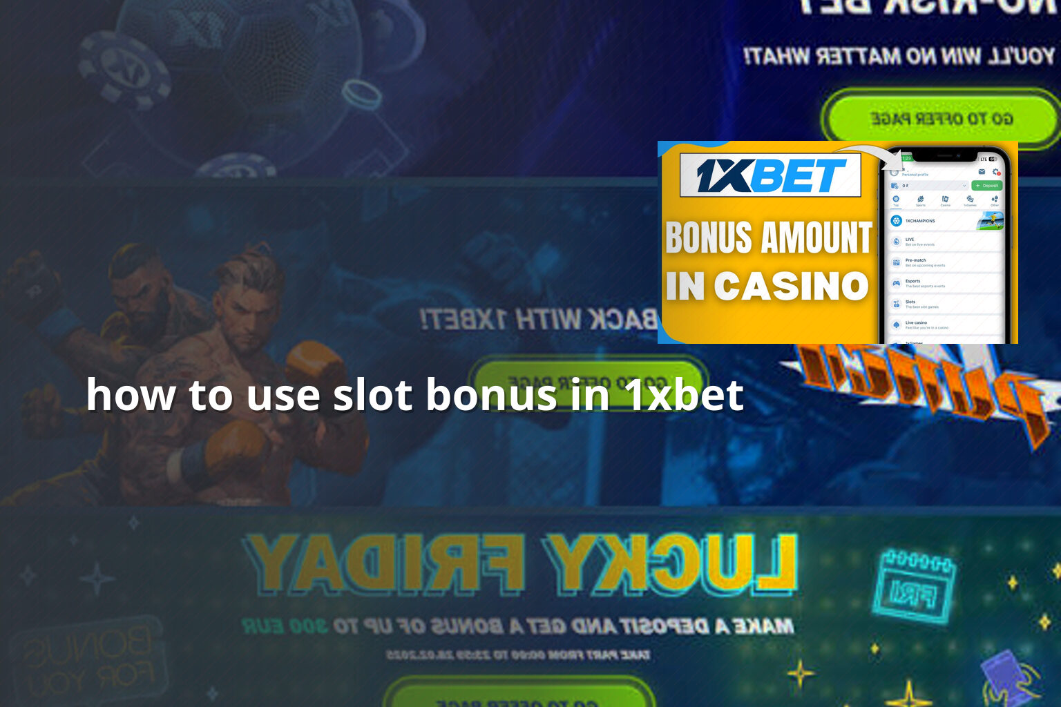 how to use slot bonus in 1xbet - gaming_brand