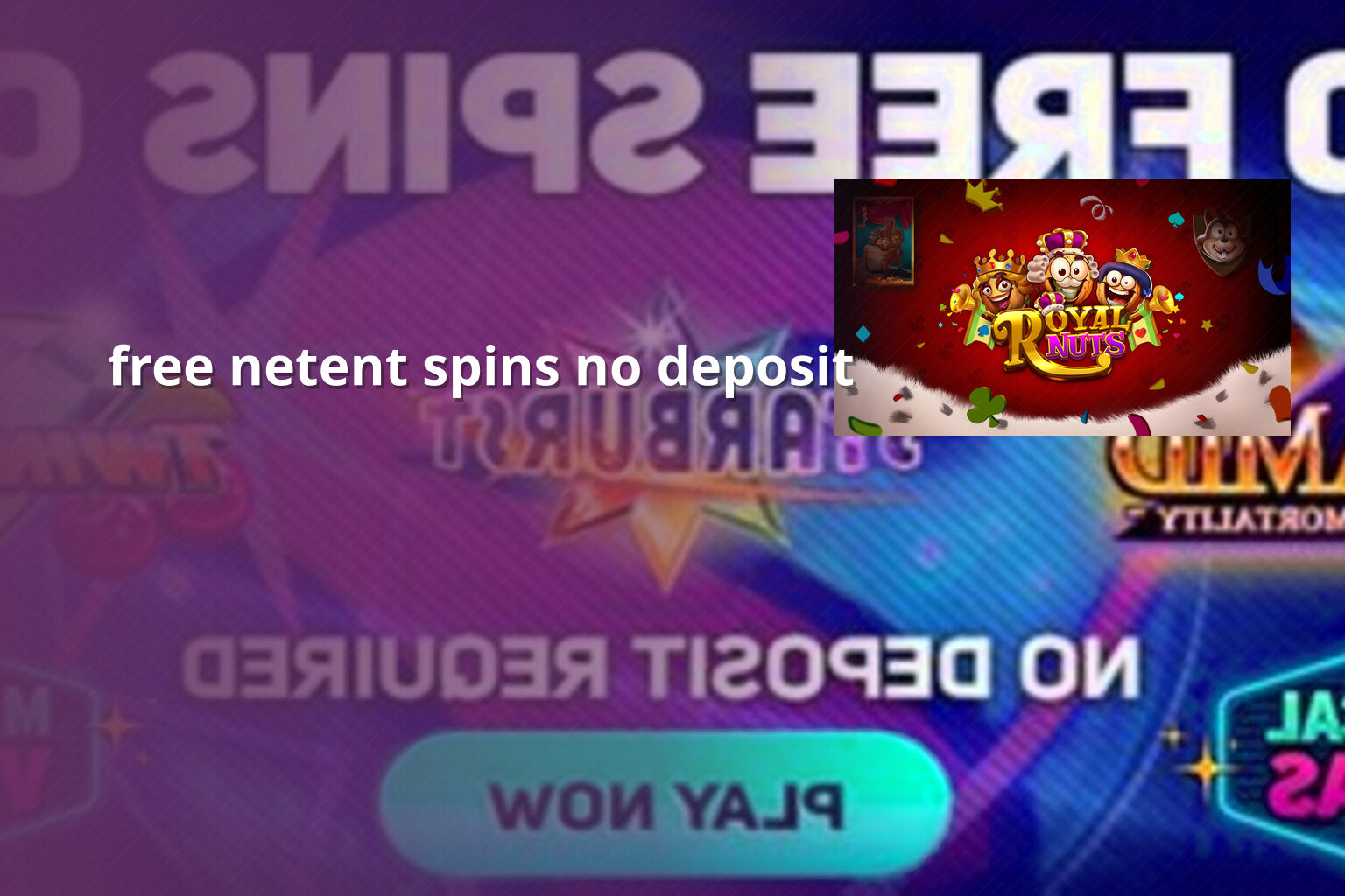 free netent spins no deposit - slots
