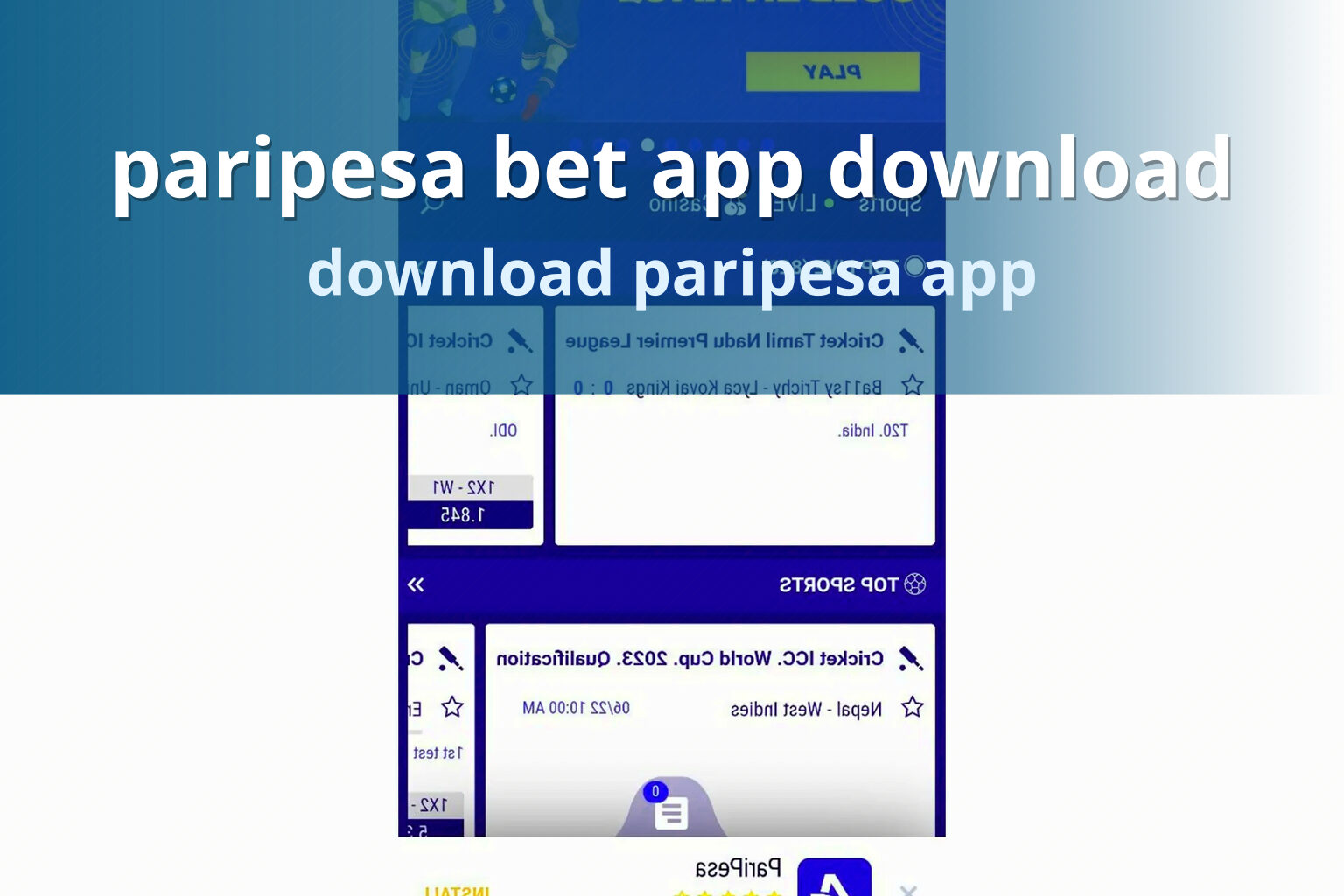 paripesa bet app download download paripesa app