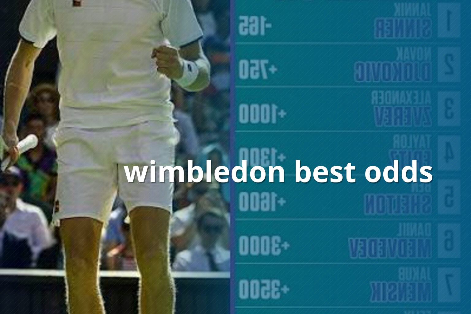wimbledon best odds - sportsbook