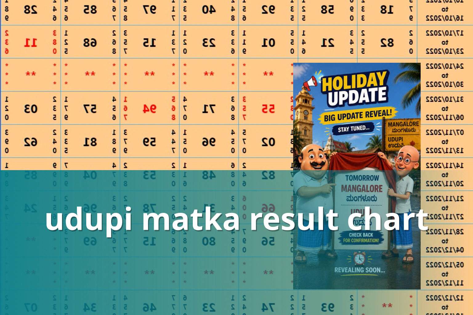 udupi matka result chart - matka_satta