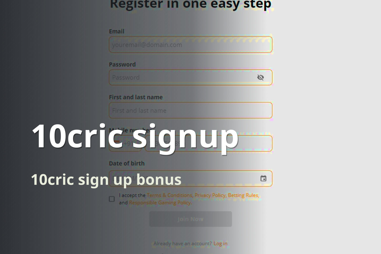 10cric signup 10cric sign up bonus