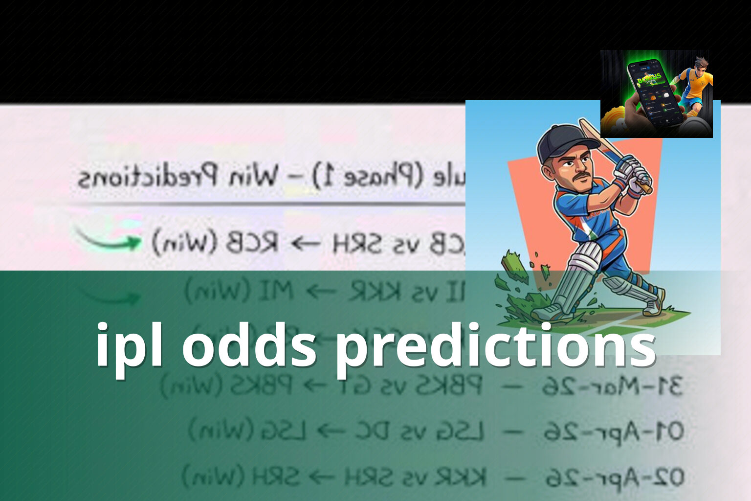 ipl odds predictions - cricket_betting