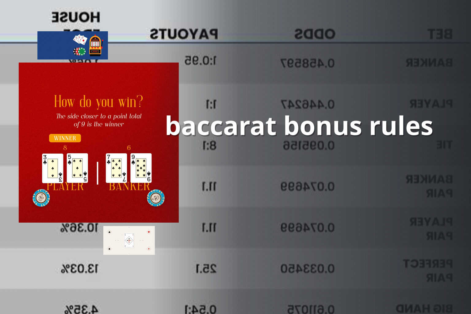 baccarat bonus rules - casino