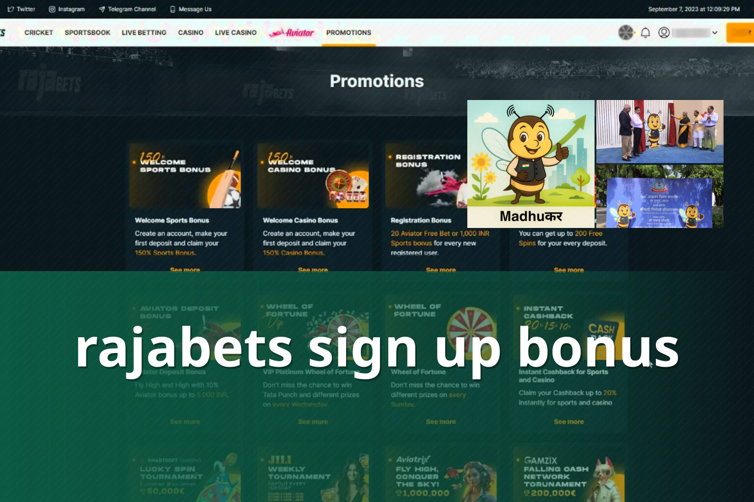 rajabets sign up bonus - gaming_brand
