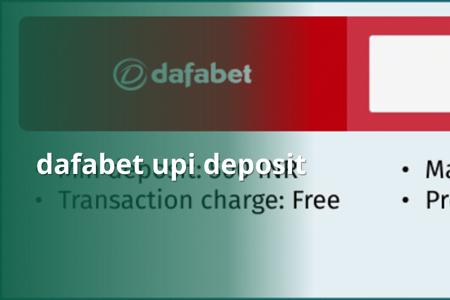 dafabet upi deposit - gaming_brand