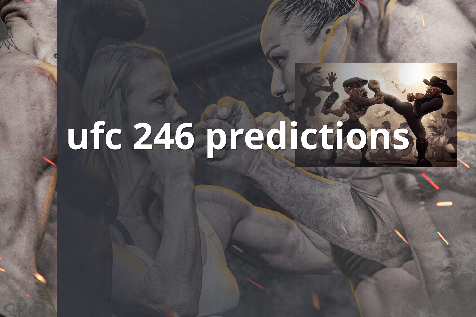 ufc 246 predictions - sportsbook
