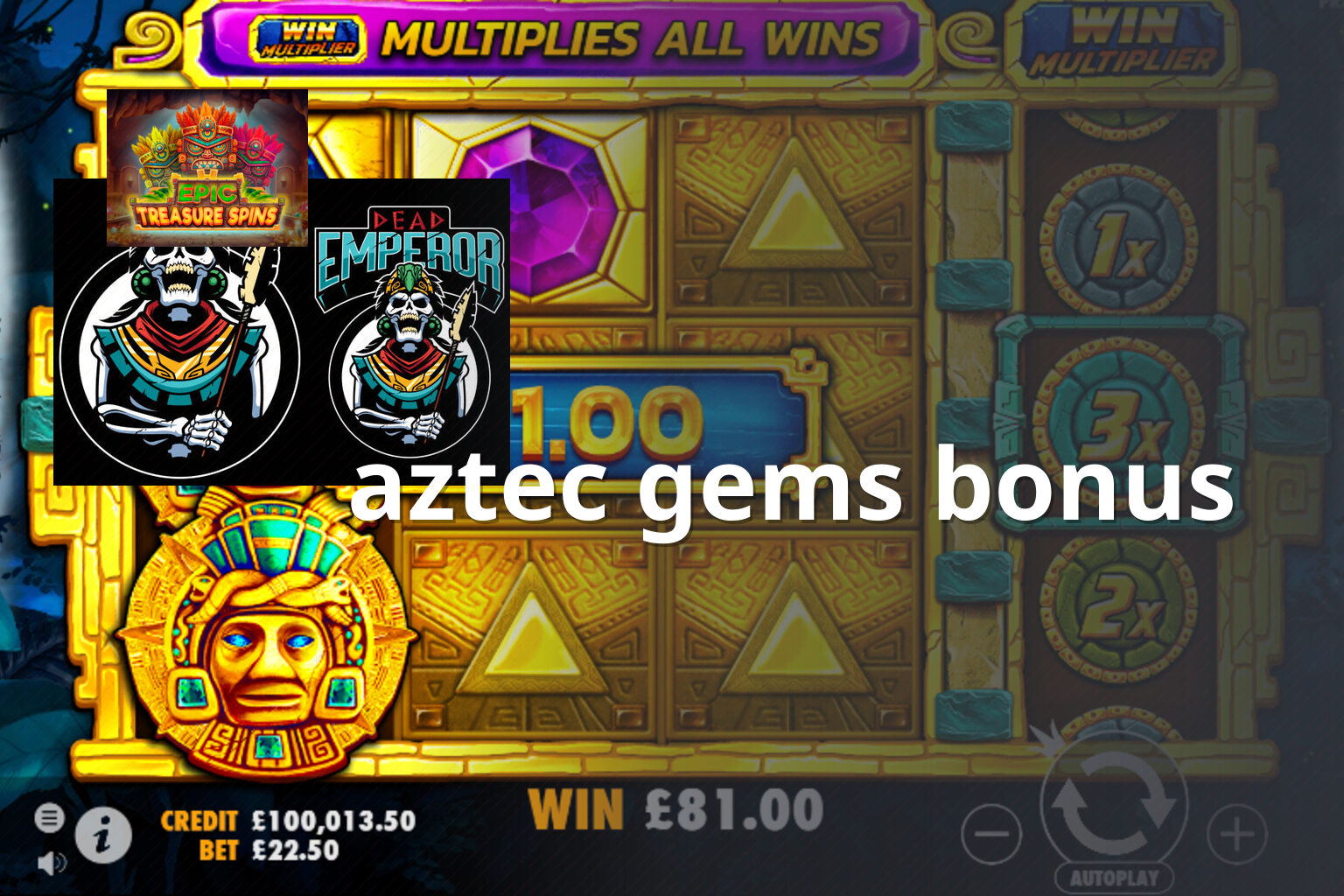 aztec gems bonus - slots