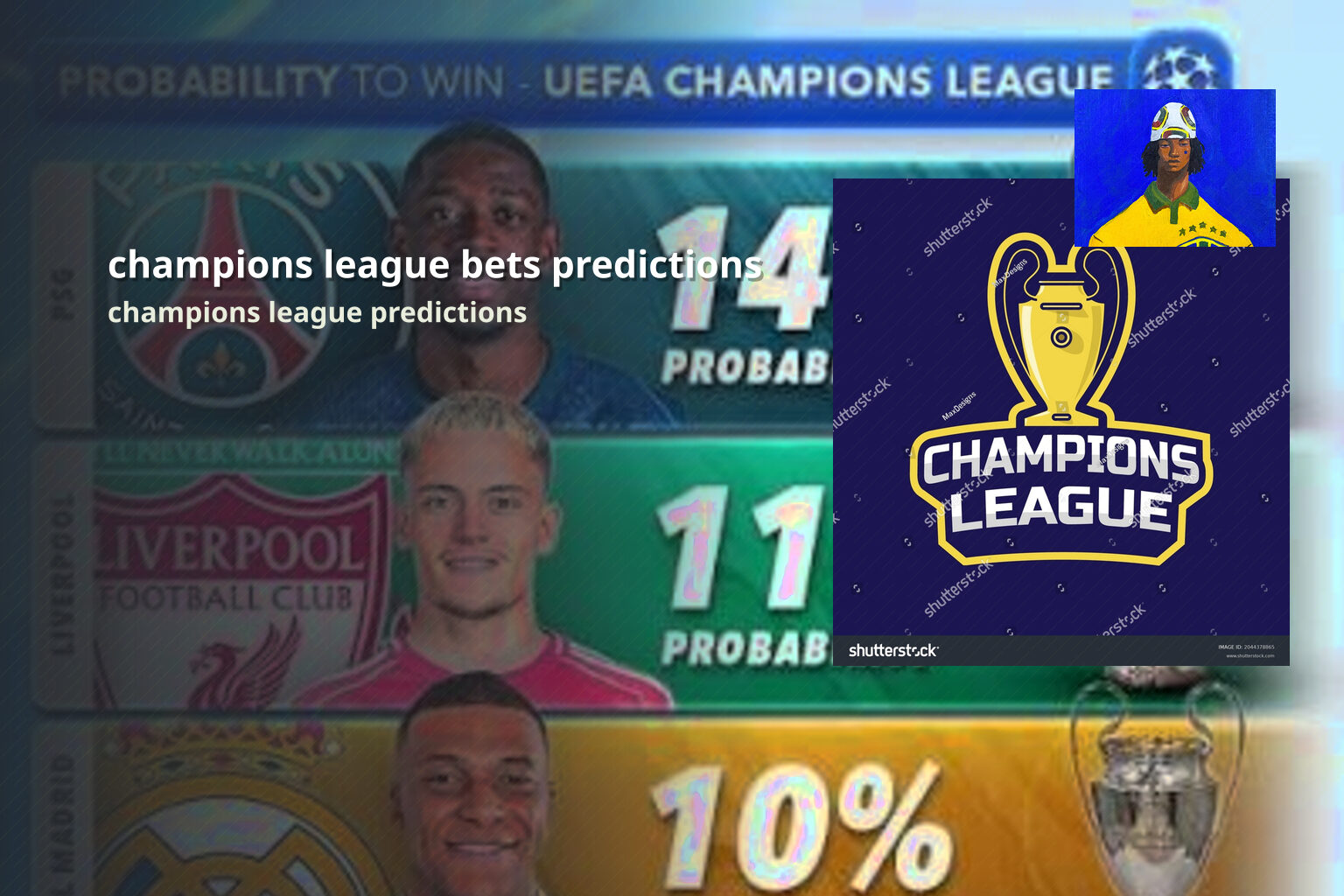 champions league bets predictions - sportsbook