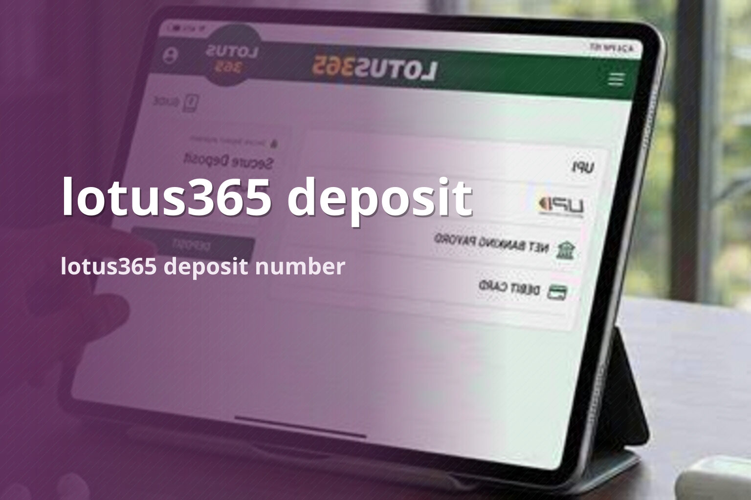 lotus365 deposit lotus365 deposit number