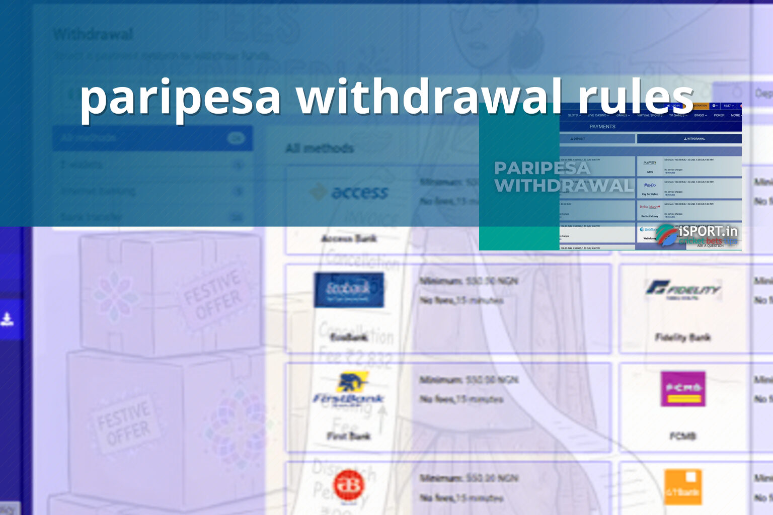 paripesa withdrawal rules - gaming_brand