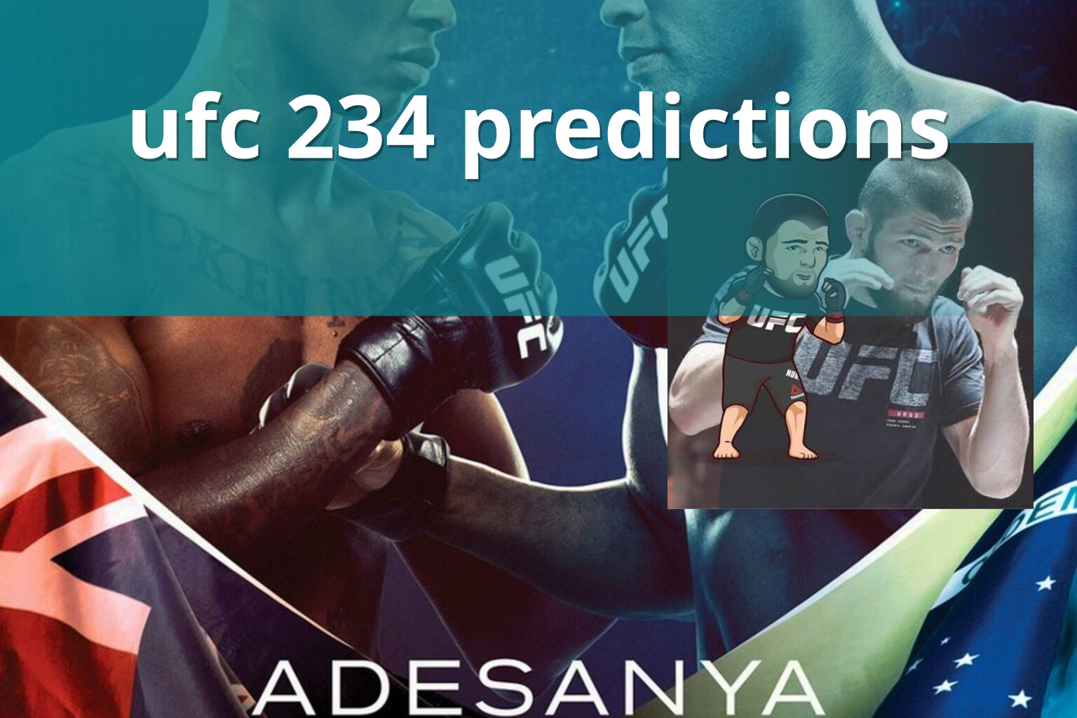 ufc 234 predictions - sportsbook