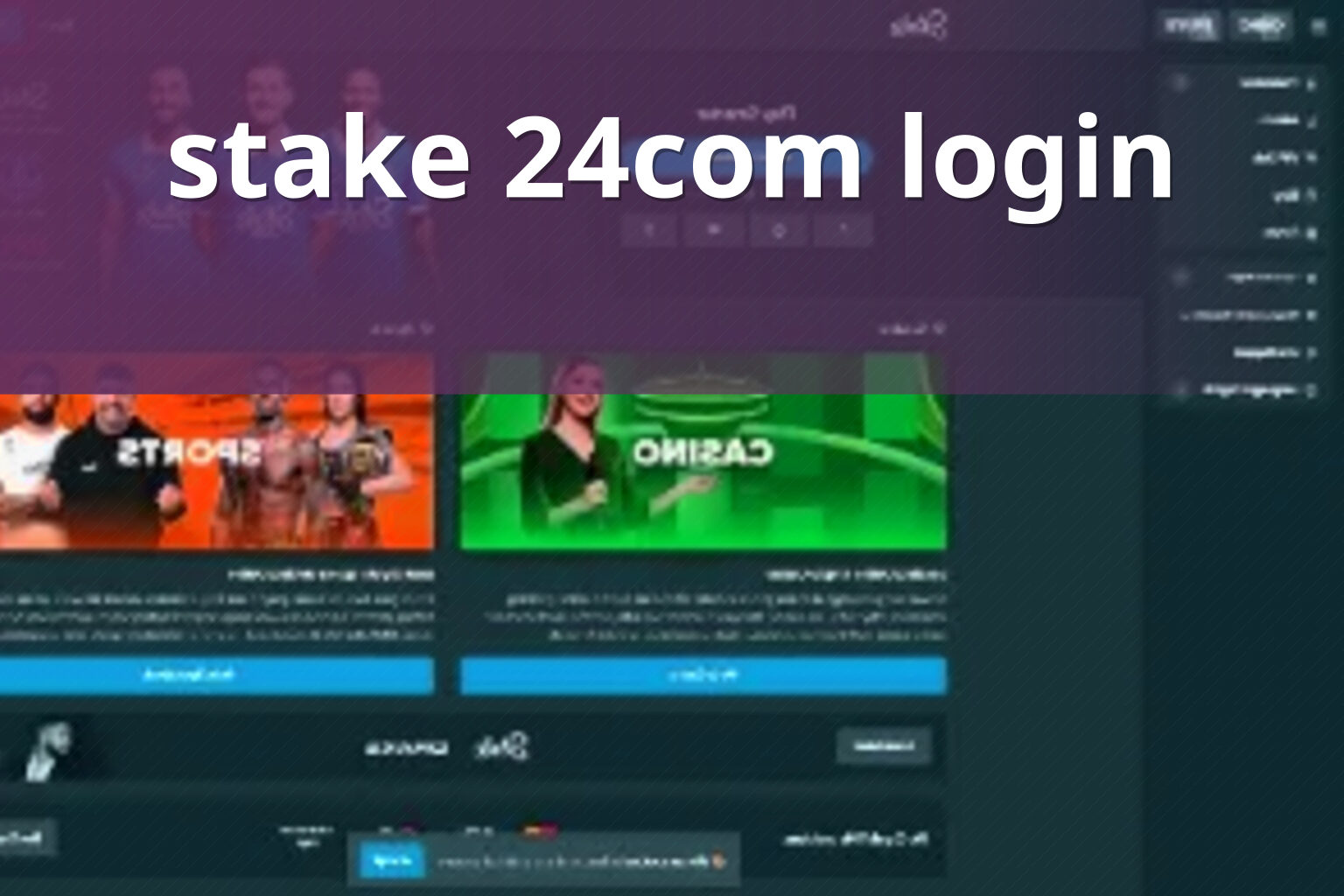 stake 24com login - gaming_brand