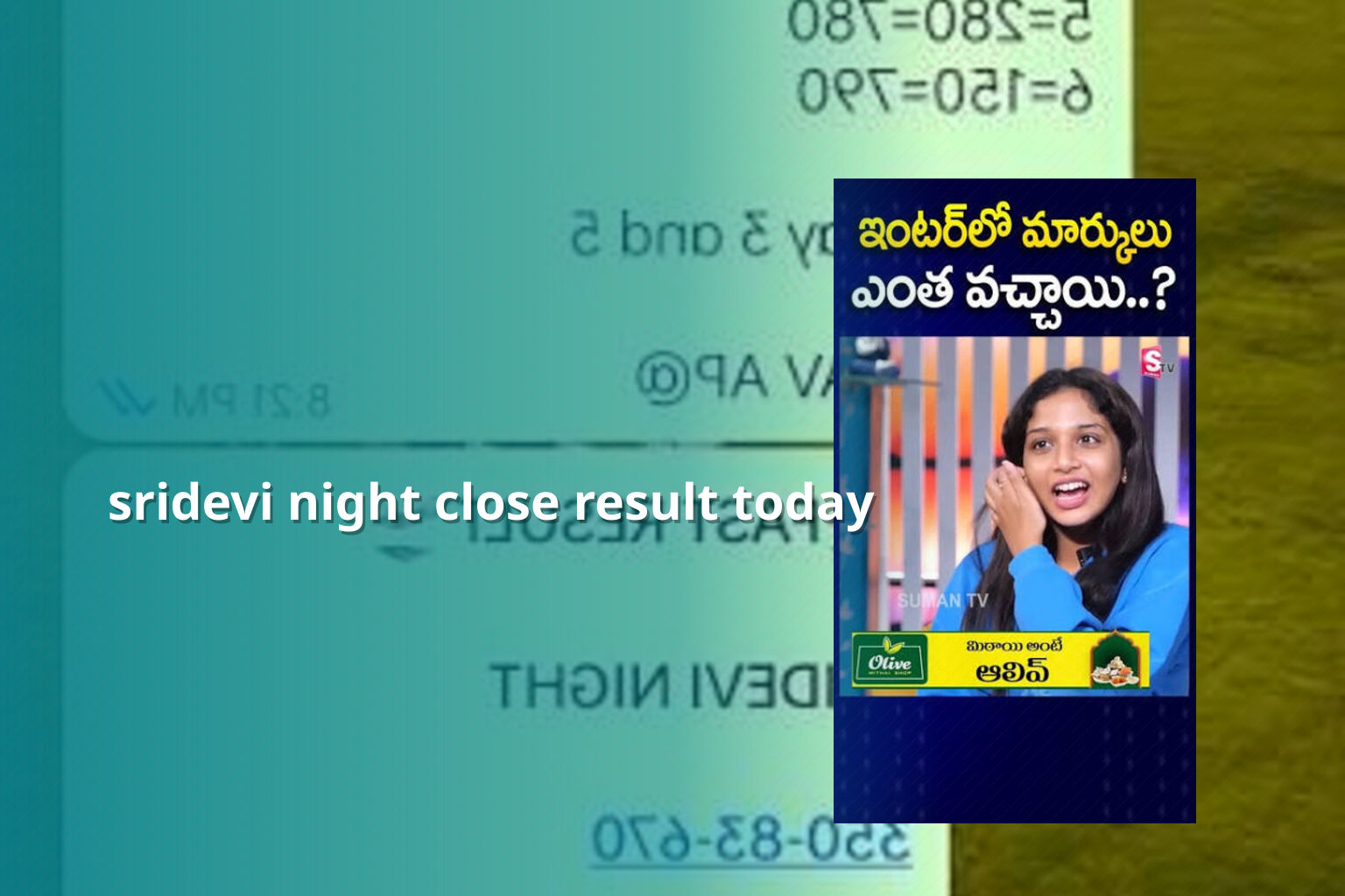 sridevi night close result today - matka_satta