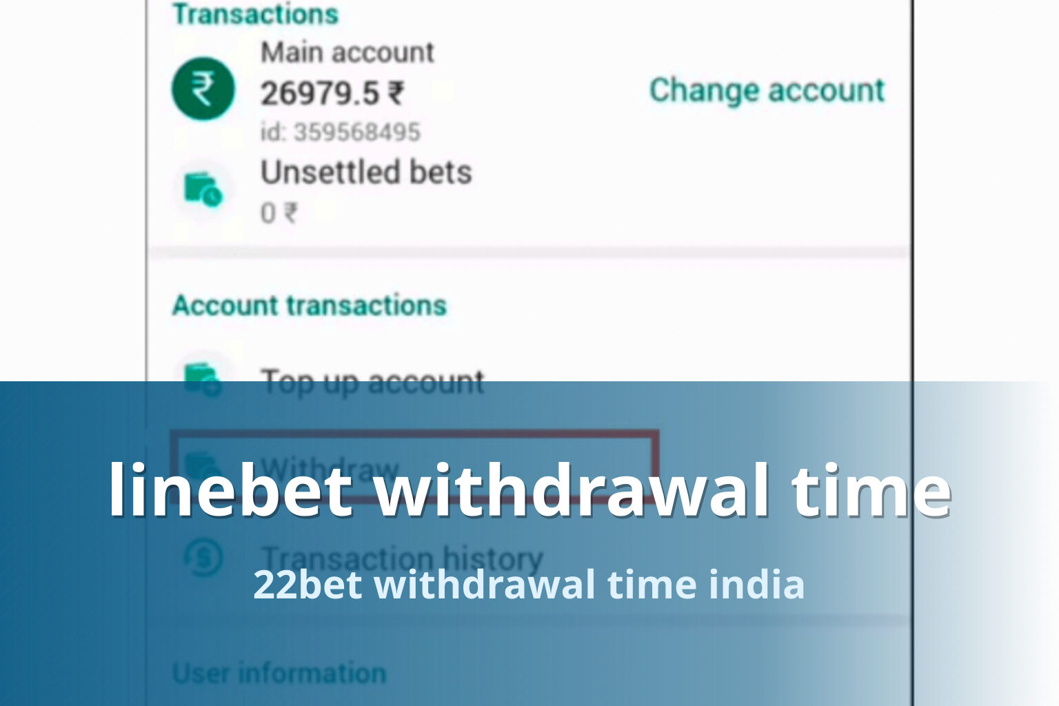 linebet withdrawal time 22bet withdrawal time india