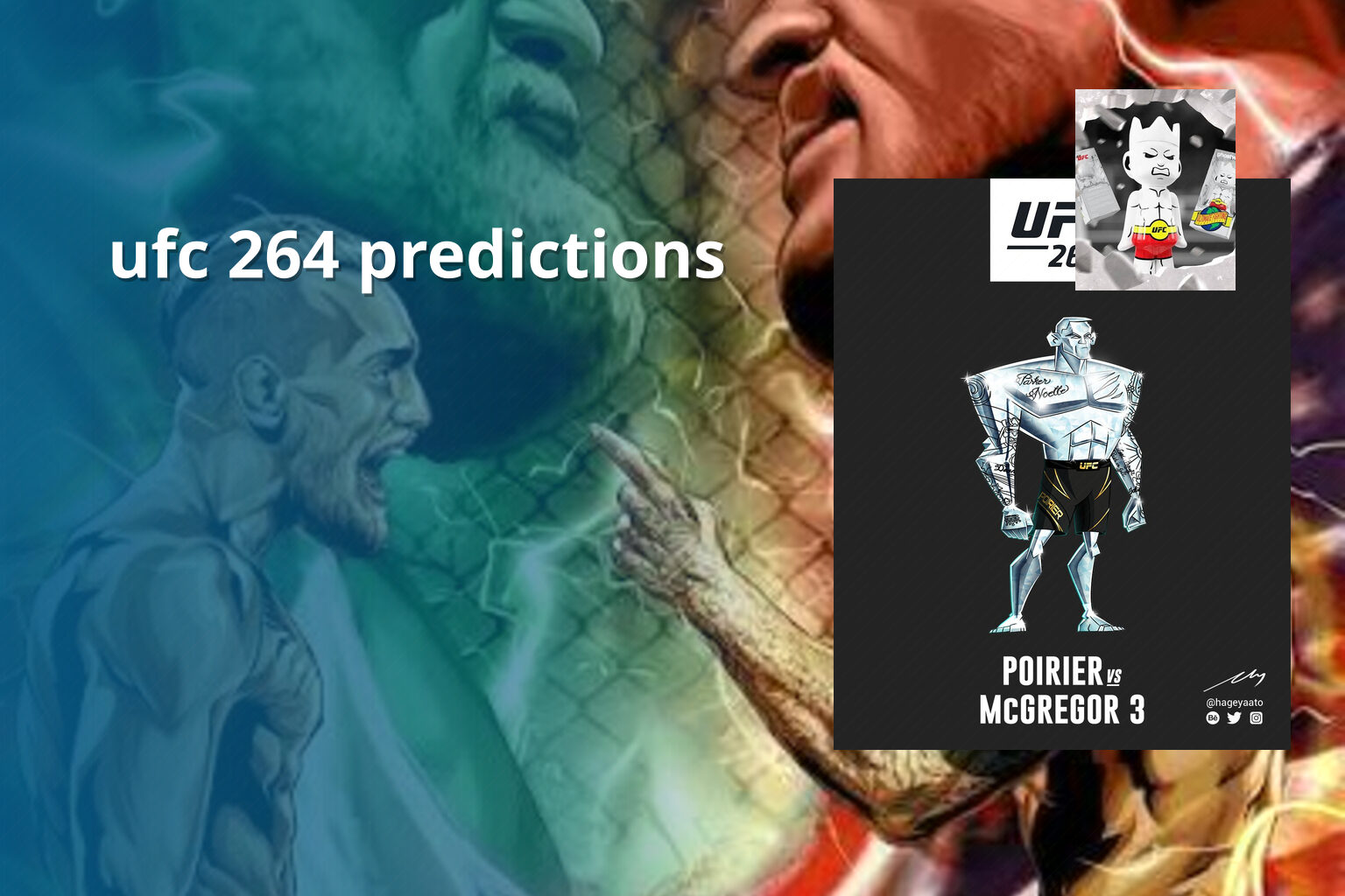 ufc 264 predictions - sportsbook