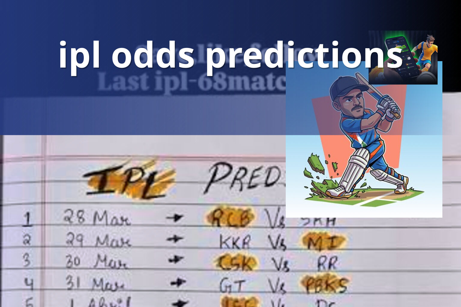ipl odds predictions - cricket_betting