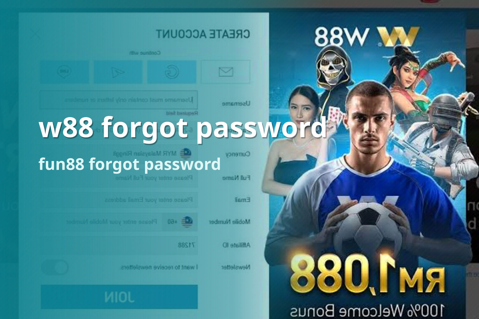 w88 forgot password - gaming_brand