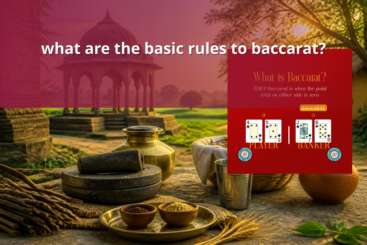 what are the basic rules to baccarat? - slots